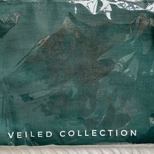 Veiled Collection woven teal hijab scarf